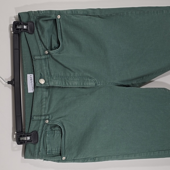 {LOFT} Women's Forest Green The Skinny Jeans 14/32 - Picture 4 of 12